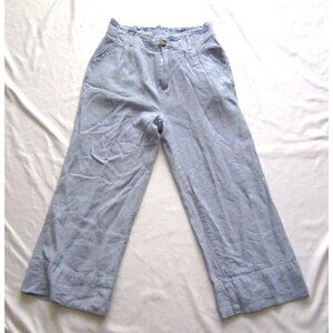 Women Mason & Belle Linen Blend Stretch Waist Pants Size 6US  (WP168)